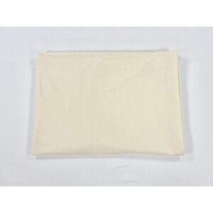 Vintage Textured Linen Blend Tablecloth 82x58 Rectangular Off White Cream Dining
